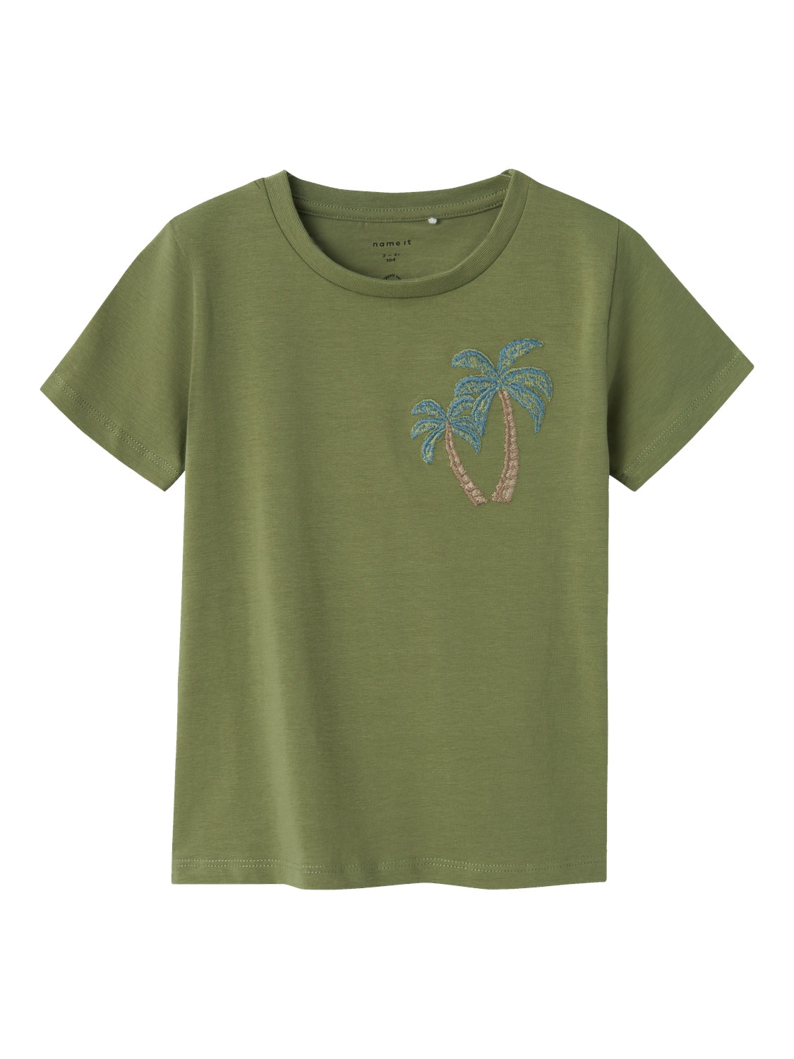 Name It Hakan T-shirt - Oil Green - 80 cm