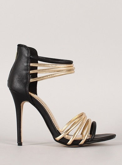 Anne Michelle Strappy Open Toe Shoe – Beautique Online Store
