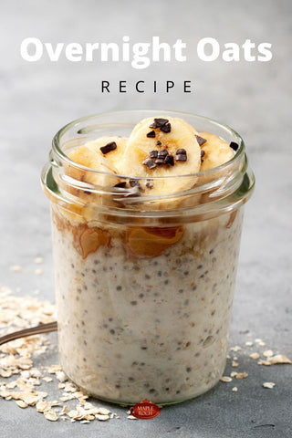 banana & peanut butter overnight oats