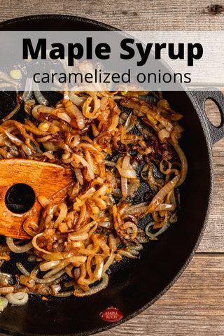 maple syrup caramelized onions recipe