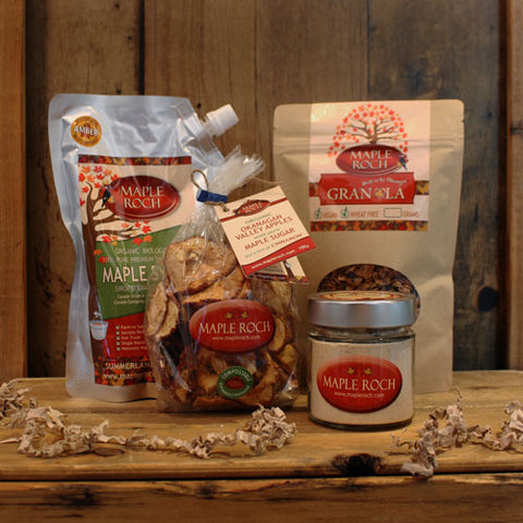 healthy snacks maple syrup gift box
