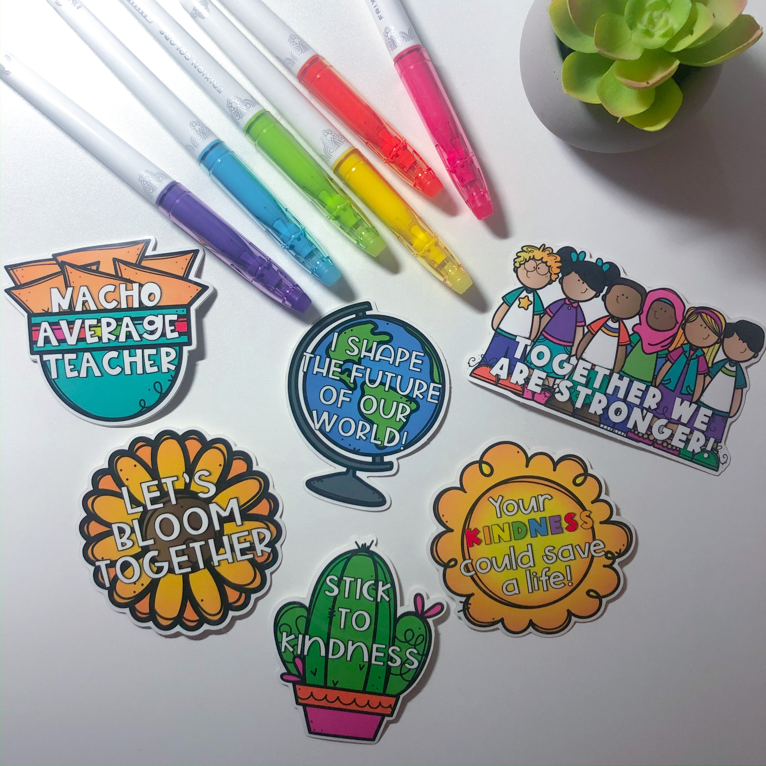 Hello Rainbow Stickers – The Teaching Texan