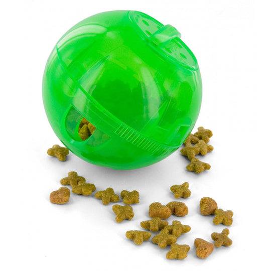 Pet Dog Fun Bowl Feeder Cat Feeding Toys Pets Tumbler Leakage Food Ball Pet  Training Exercise Fun Bowl Gamelle Comedero Gato