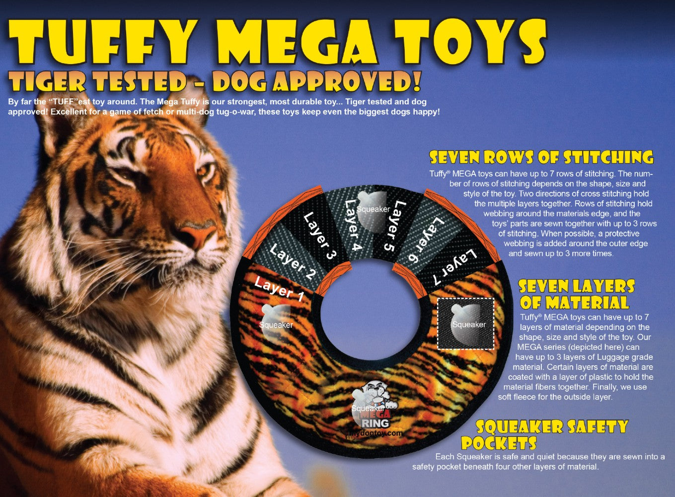 tuffy mega dog toys