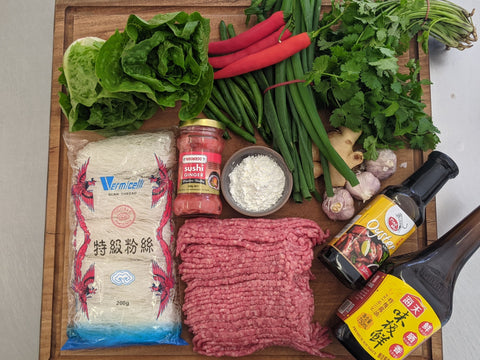 San Choy Bow Ingredients