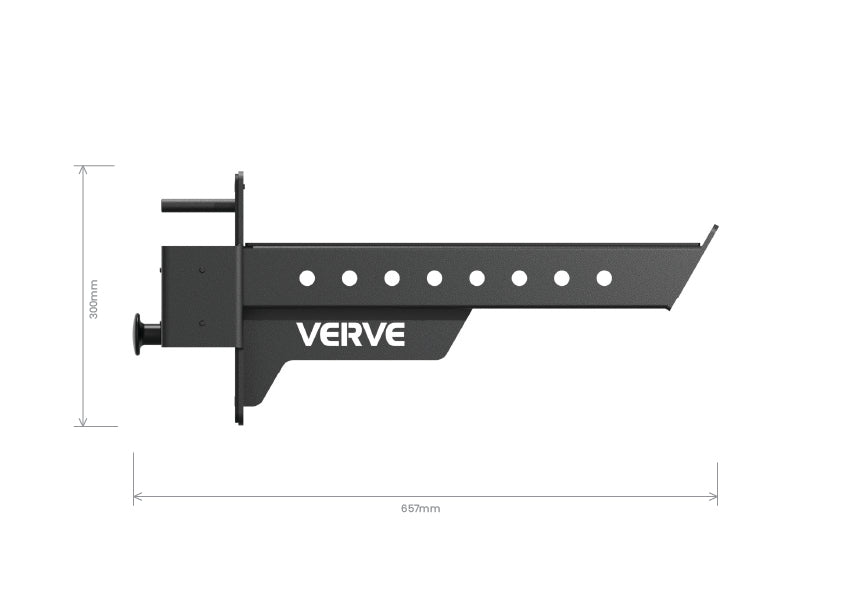 Safety Spotter Arm Dimensions