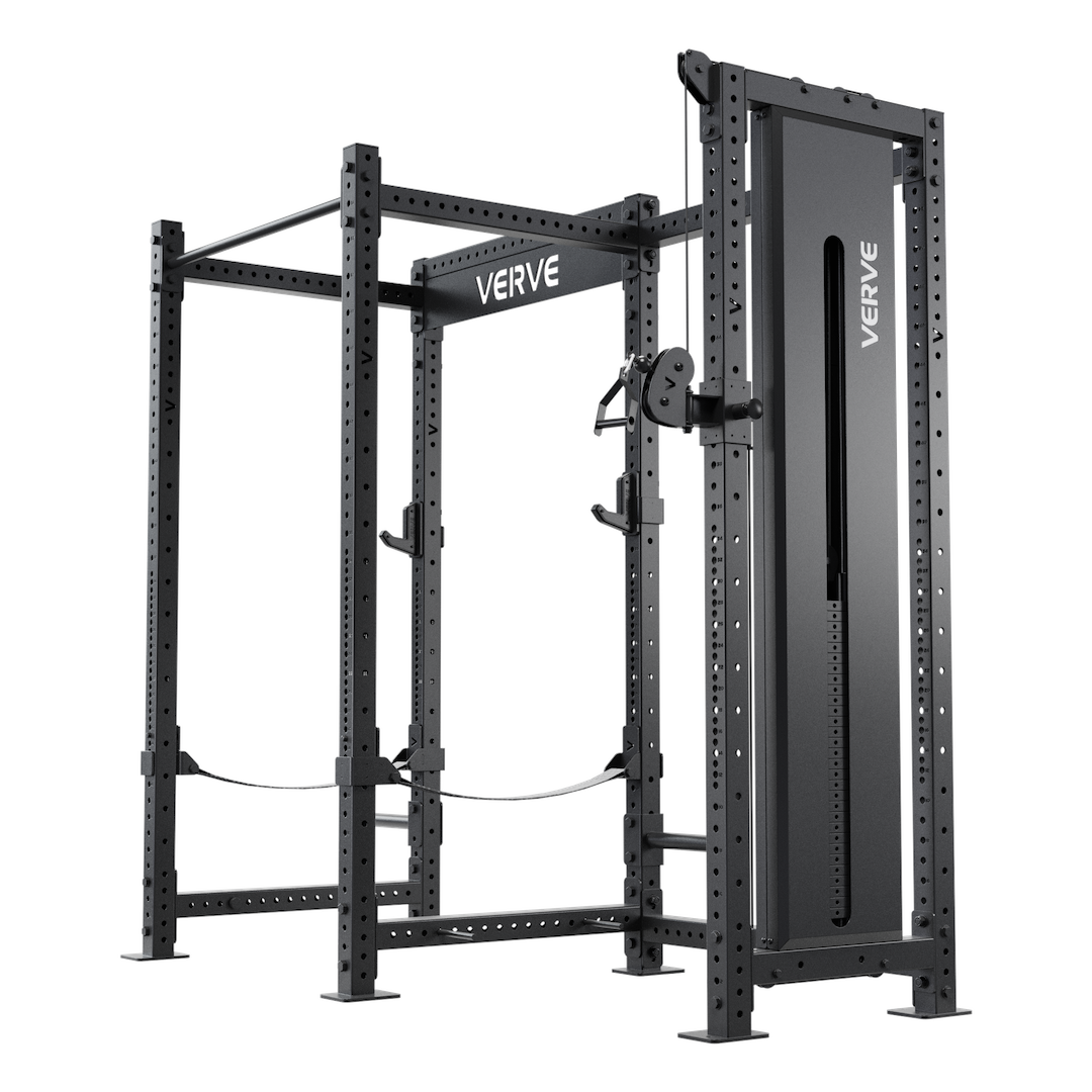 Image of Zen Power Rack with Tori Cable Attachment Package ( Tori Cable Attachment | Pre-Order ETA Early January)