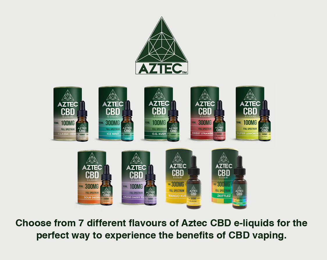 Aztec CBD Starter Kit Flavours
