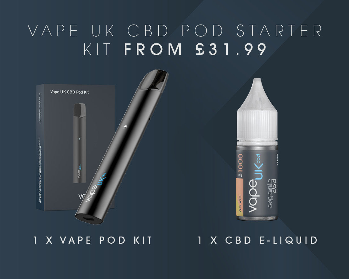 Vape UK CBD Pod Starter Kits from £31.99
