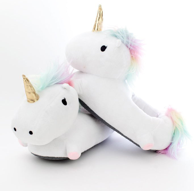 unicorn led slippers