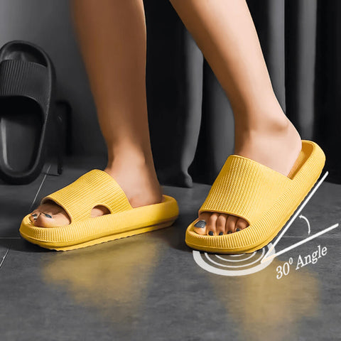 House Slippers for Women Open Toe Washable Summer Sandal Chunky Men Cloud  Slides