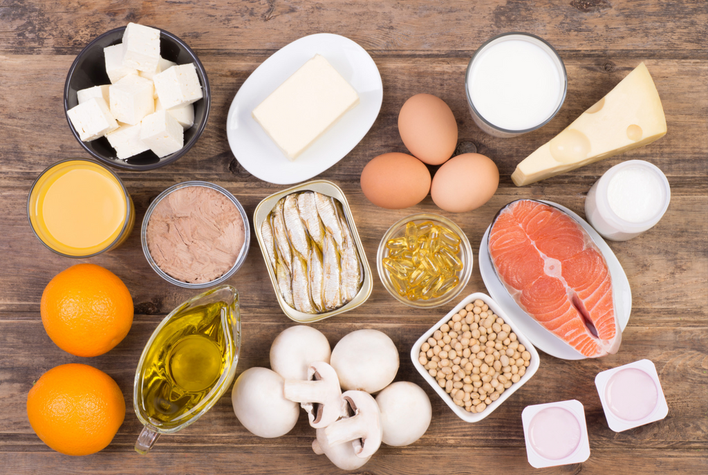 Examples of food rich in Vitamin D