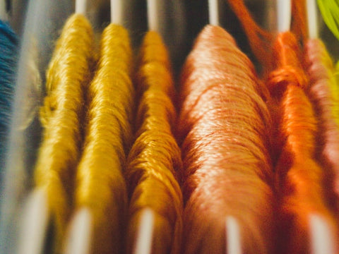 Thread organized by color
