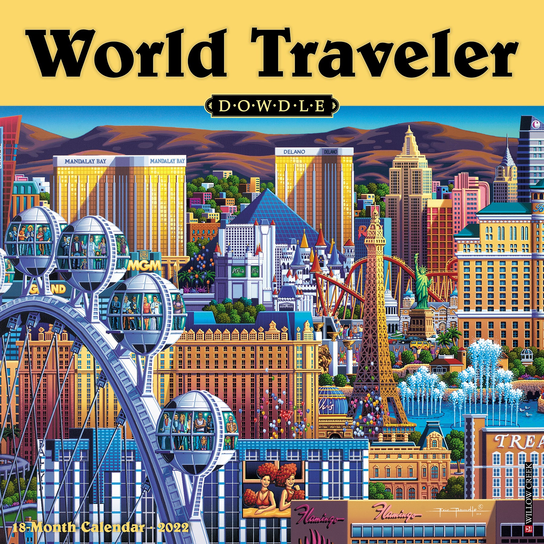 World Traveler 2022 Wall Calendar