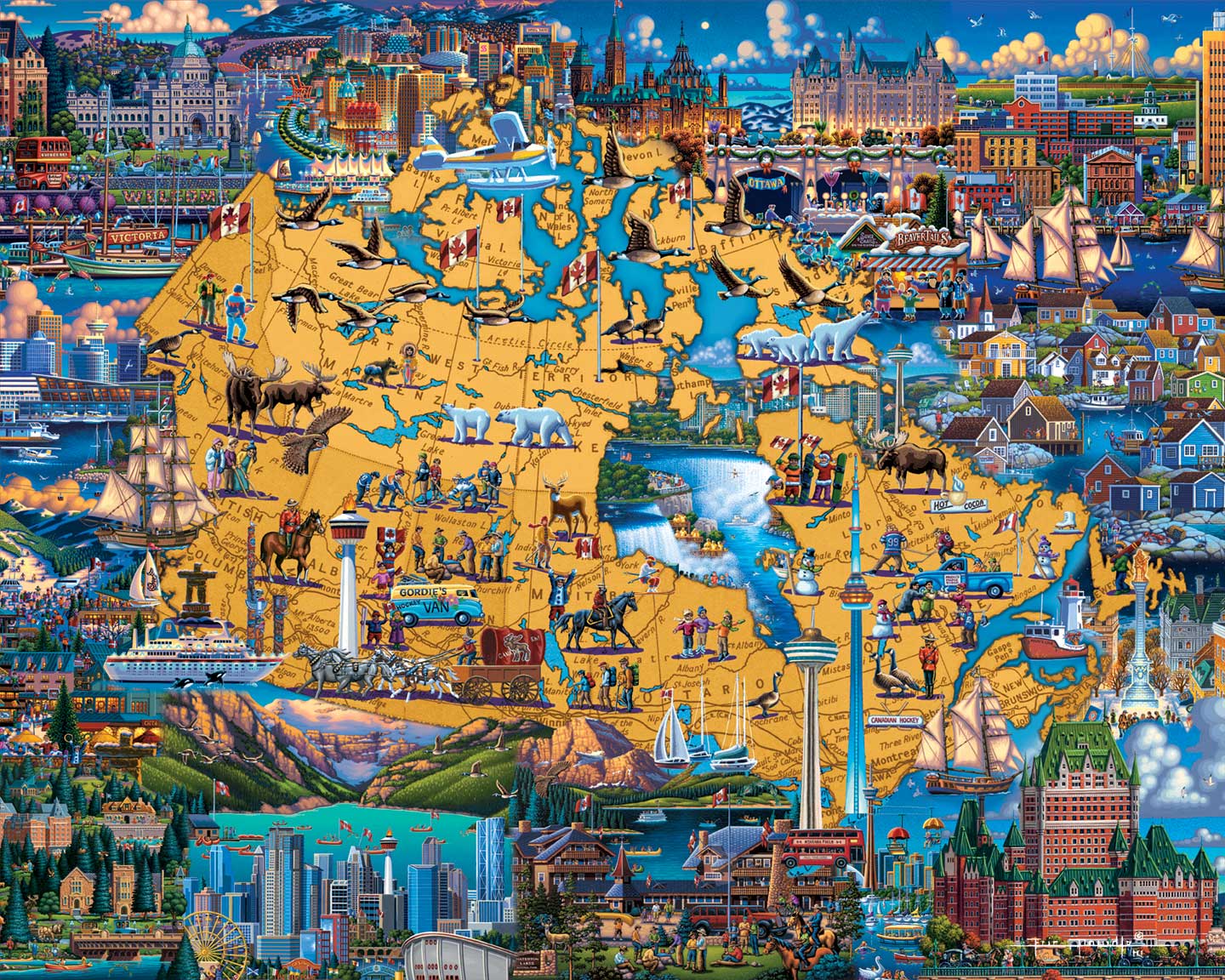 Best of the World - 500 Piece Dowdle Jigsaw Puzzle