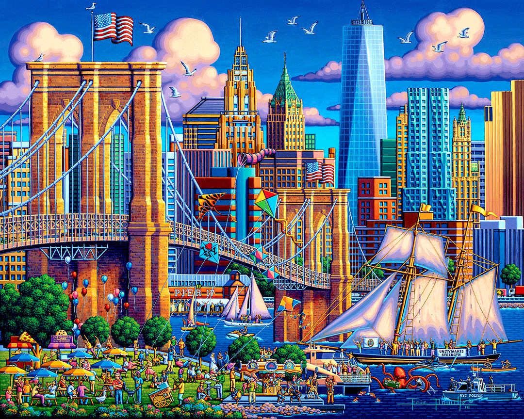 Brooklyn Bridge - Poster Print