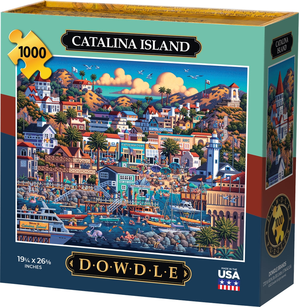 Dowdle Jigsaw Puzzle 3 Pack – Chicago Navy Pier 1000 piece, Best of America  500 piece & Travel America 300 piece