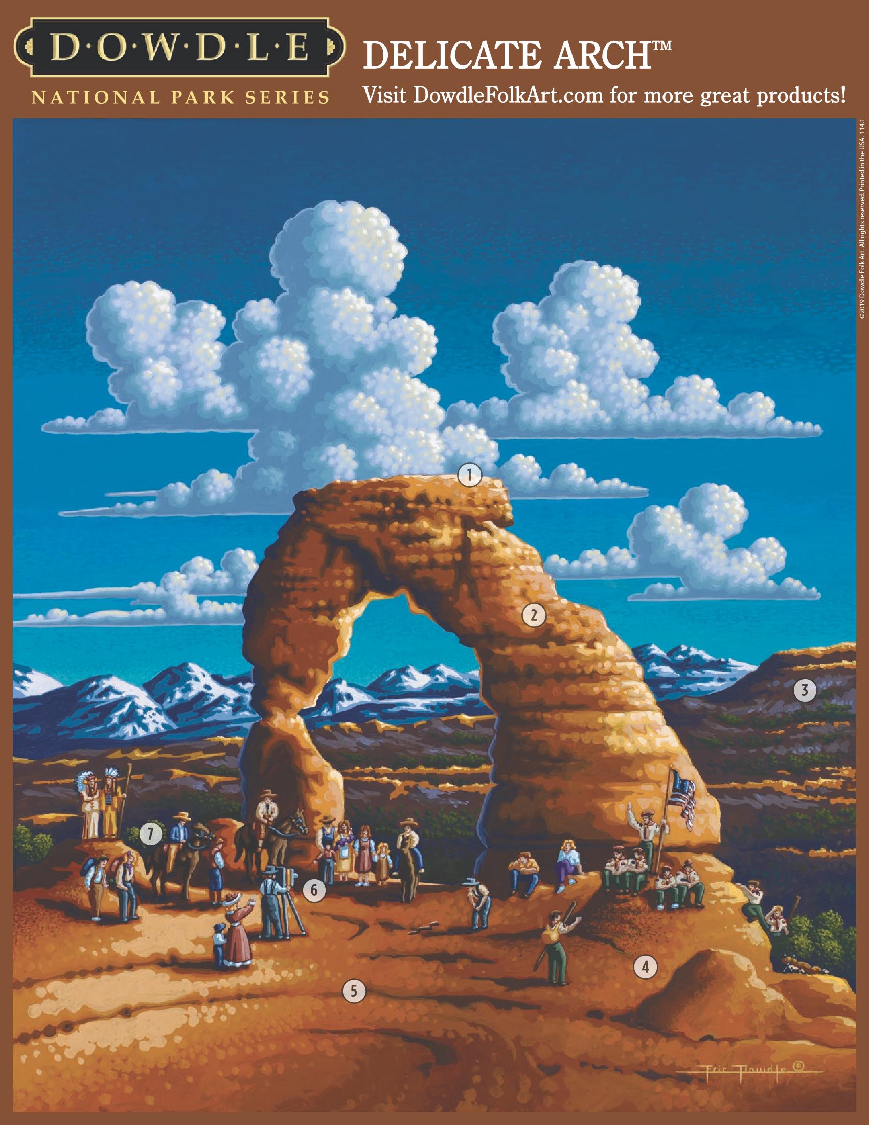 Delicate Arch Fine Art Dowdle Folk Art