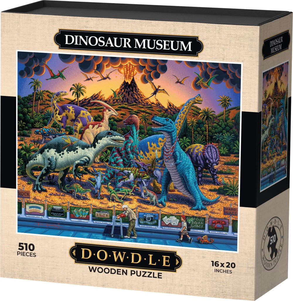 Dinosaur Museum - 500 Piece Dowdle Jigsaw Puzzle