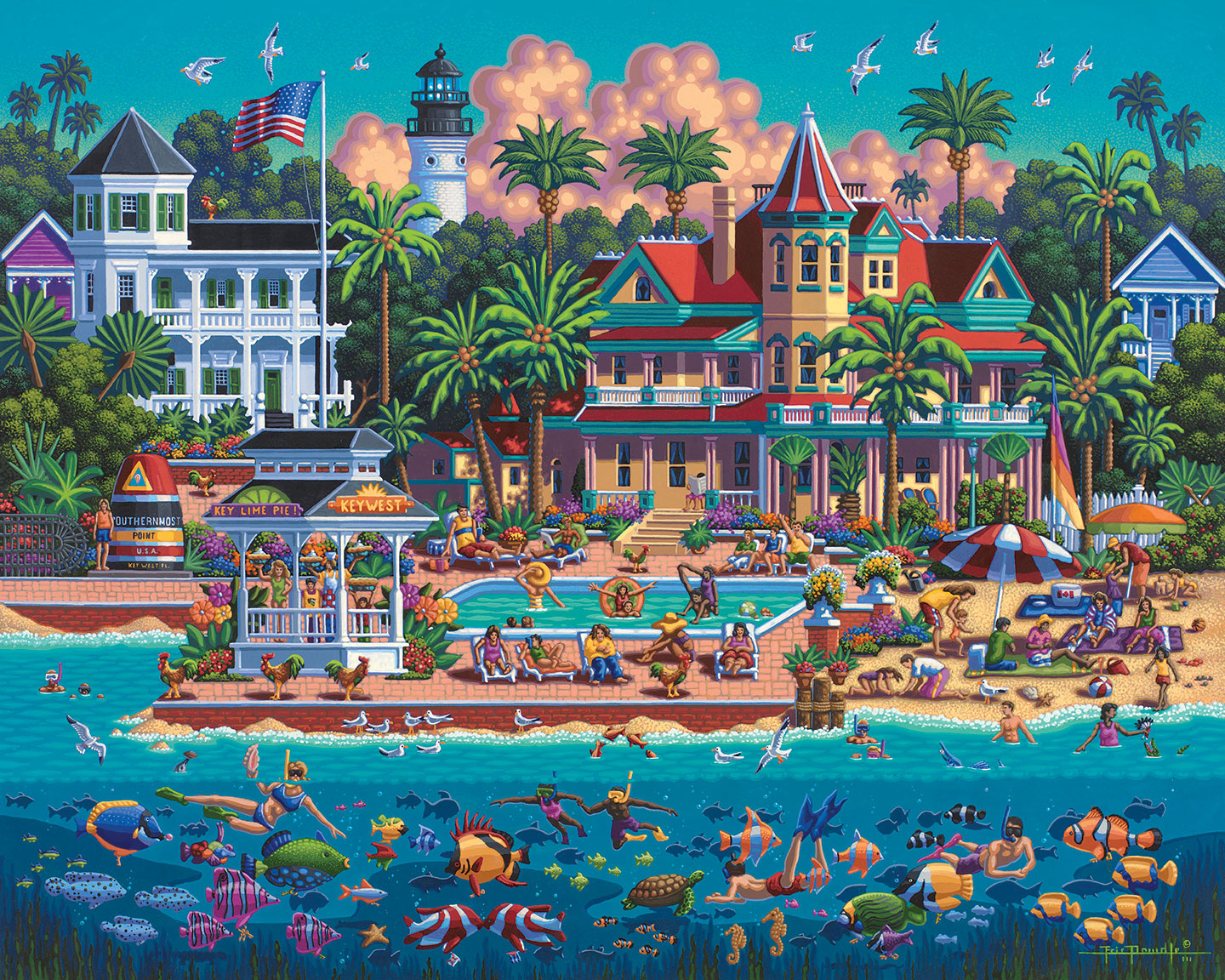 Best of Florida - 500 Piece Dowdle Jigsaw Puzzle