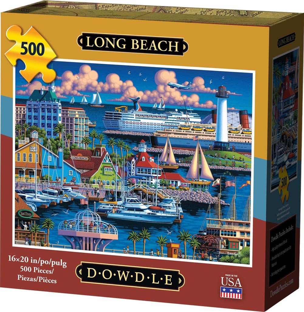 Santa Barbara Downtown - 500 Piece Dowdle Jigsaw Puzzle