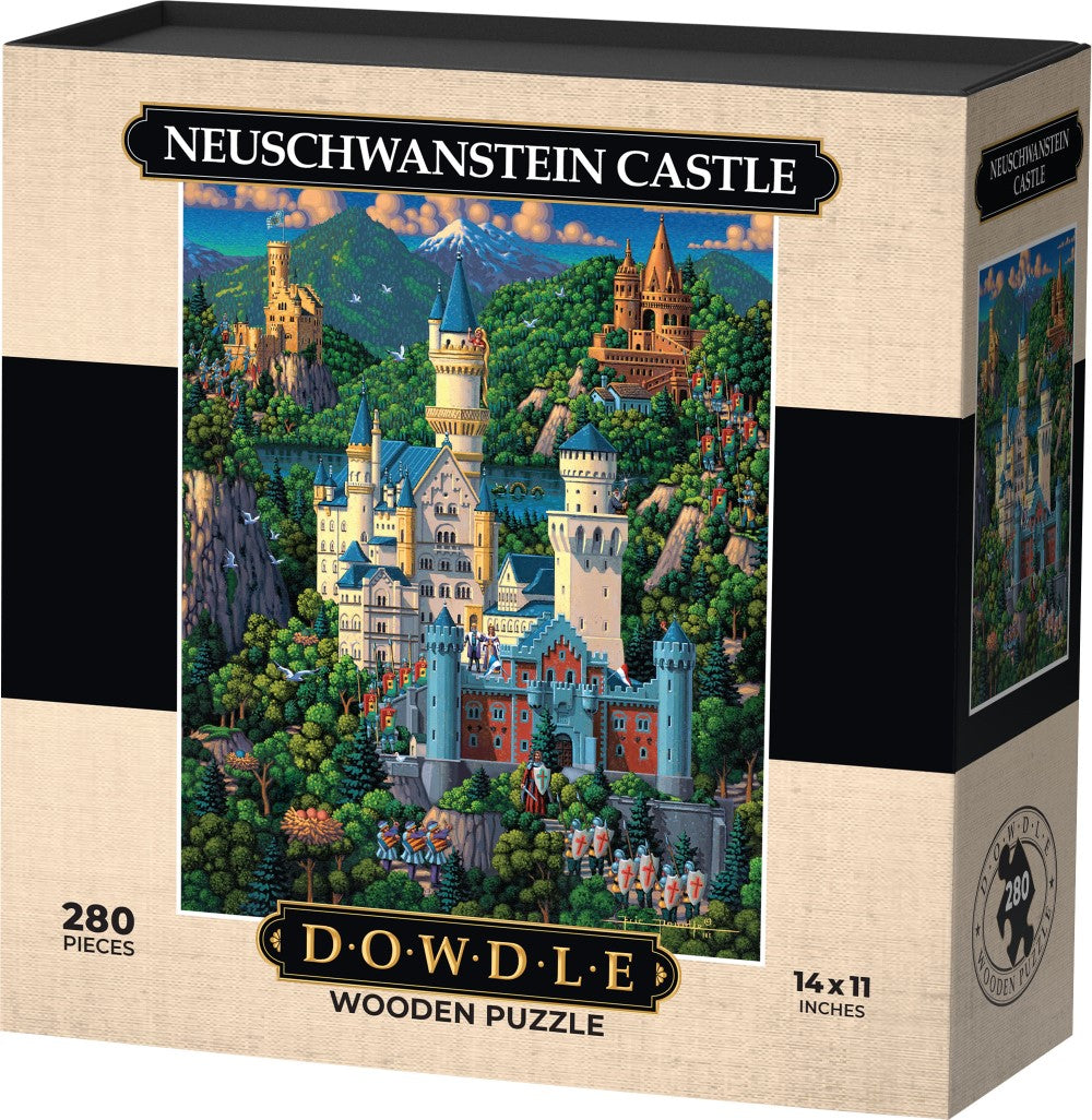 Dowdle Jigsaw Puzzle 3 Pack – 1000 piece Each – Neuschwanstein Castle, St.  Petersburg & World Pieces
