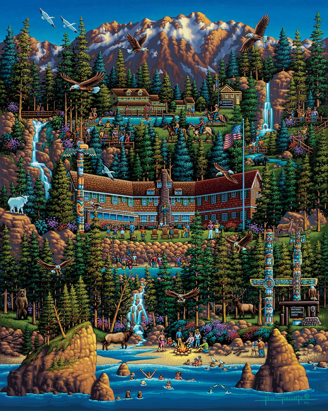 Sequoia National Park - 500 Piece Dowdle Jigsaw Puzzle