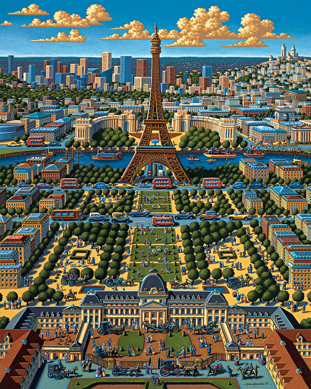 Paris City of Lights - Wooden Puzzle