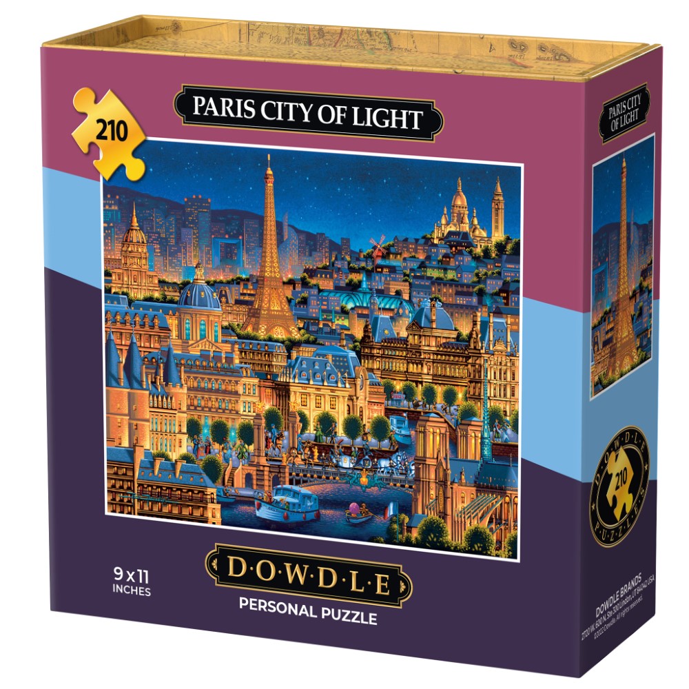 Paris City of Lights - Wooden Puzzle