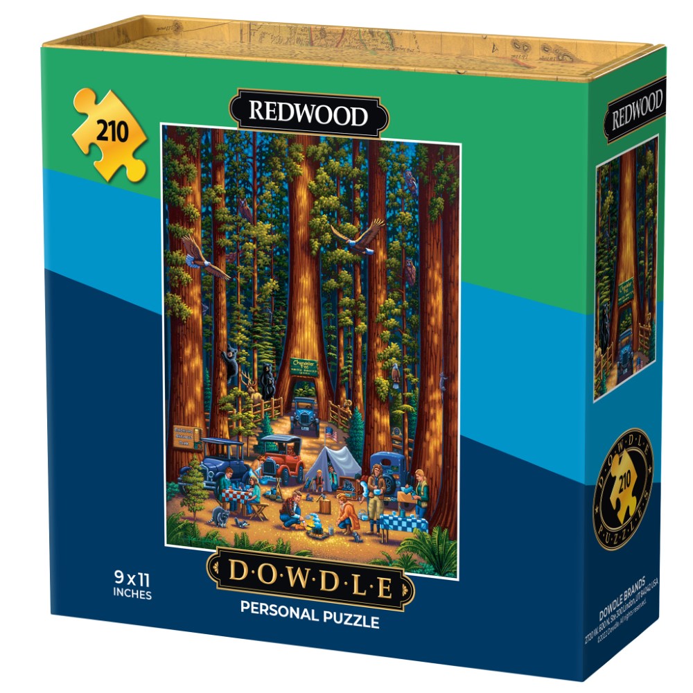 Redwood National Park - 500 Piece Dowdle Jigsaw Puzzle