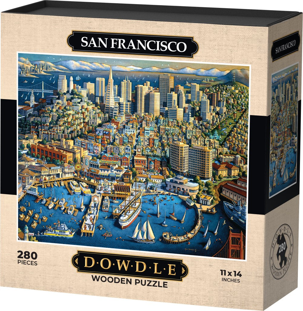 DOWDLE FOLK ART Jigsaw Puzzle São Francisco 1000 Pc : :  Brinquedos e Jogos