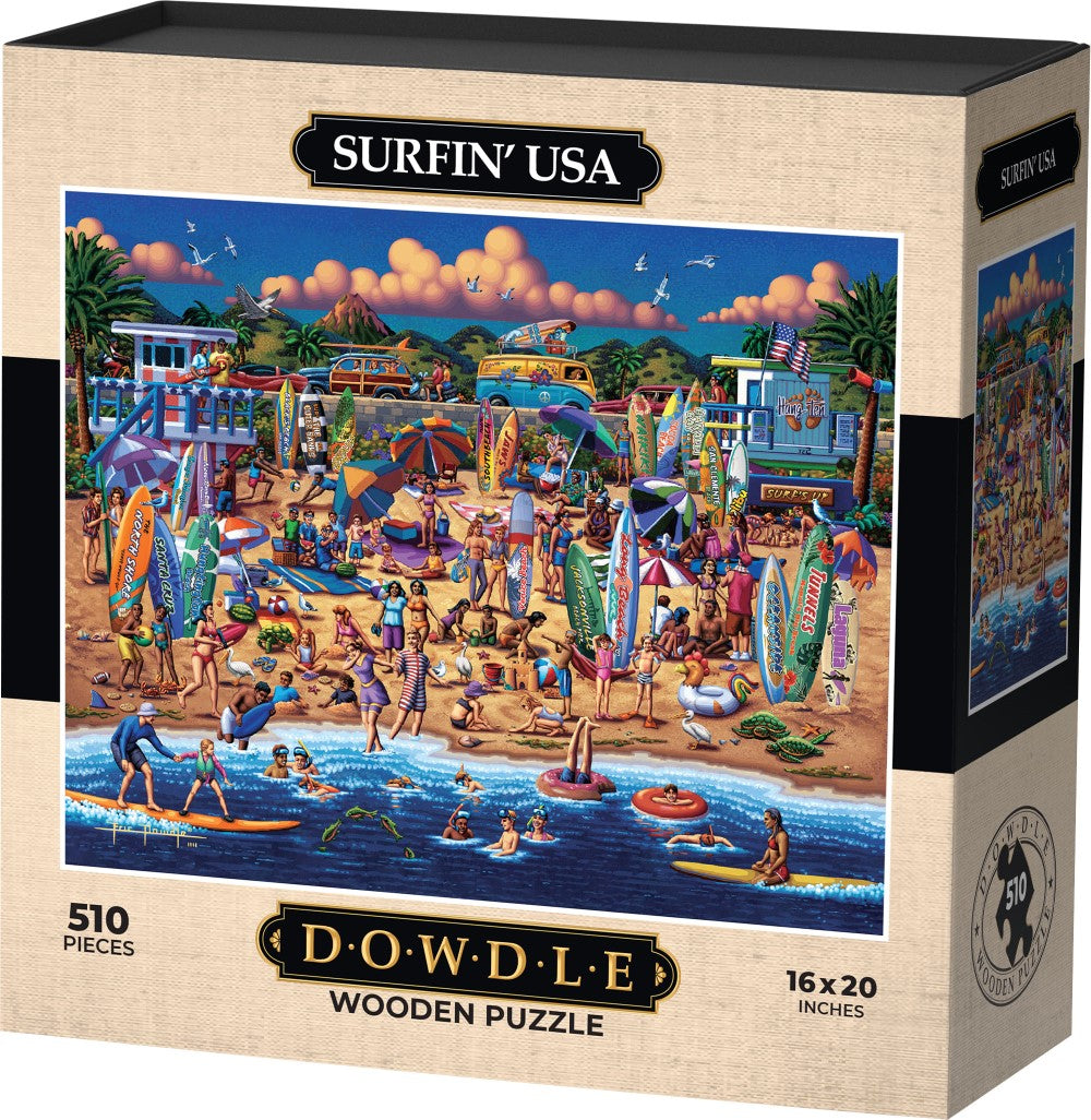 Surfin' USA - 500 Piece Dowdle Jigsaw Puzzle