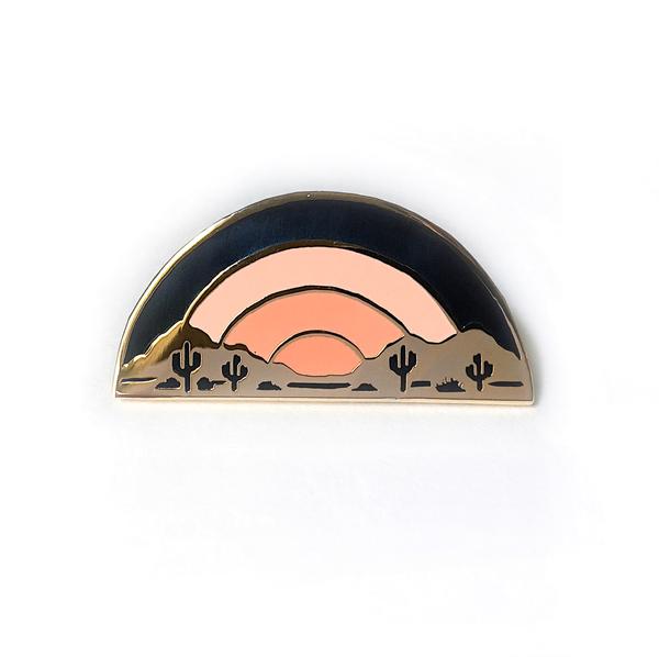 unique pin gift for traveler desert