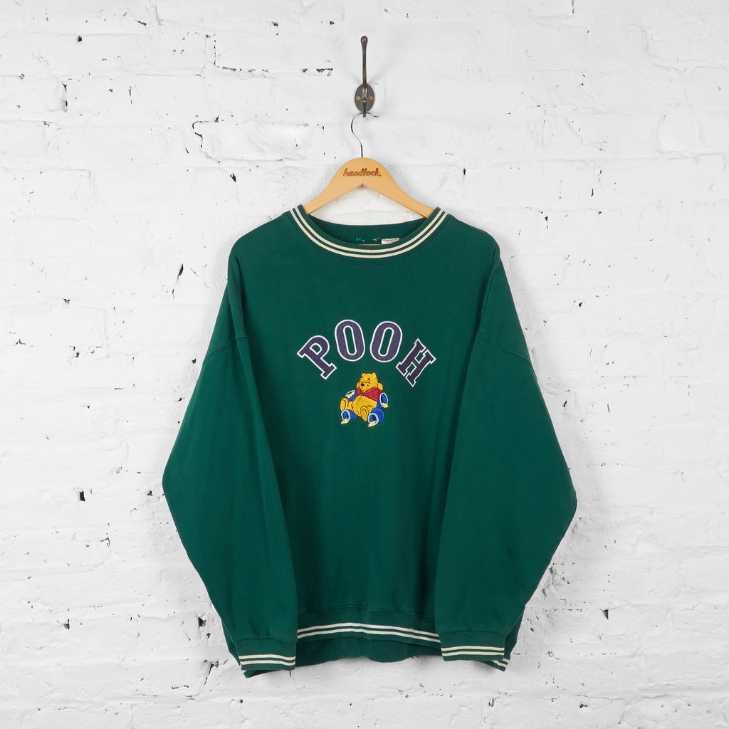 Vintage Winnie The Pooh Sweatshirt - Green - XXL – Headlock