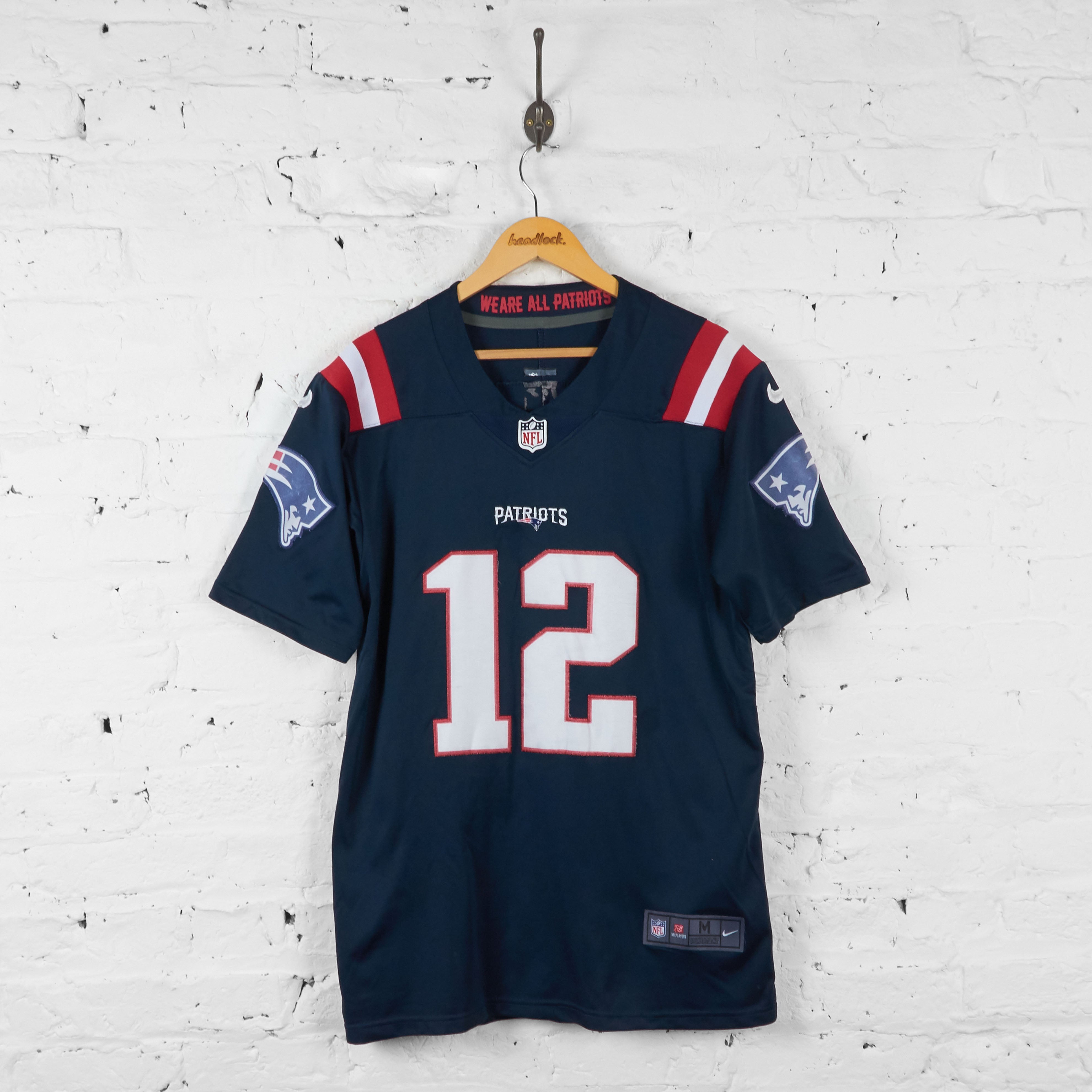 Mac Jones New England Patriots Nike Newborn & Infant Game Romper Jersey -  Navy