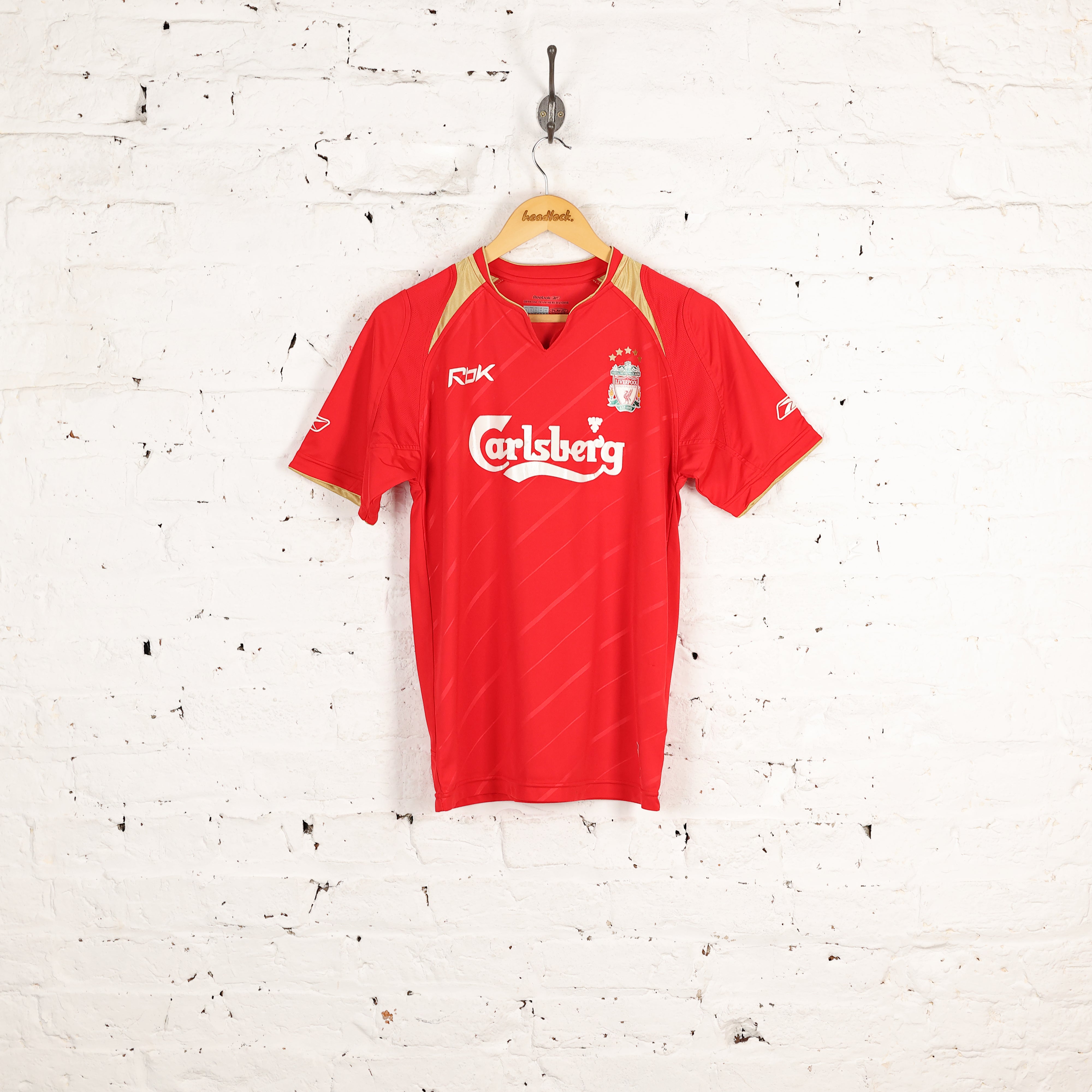 Adepto Monasterio celebrar Reebok Liverpool Gerrard European Home Football Shirt - Red - XS – Headlock