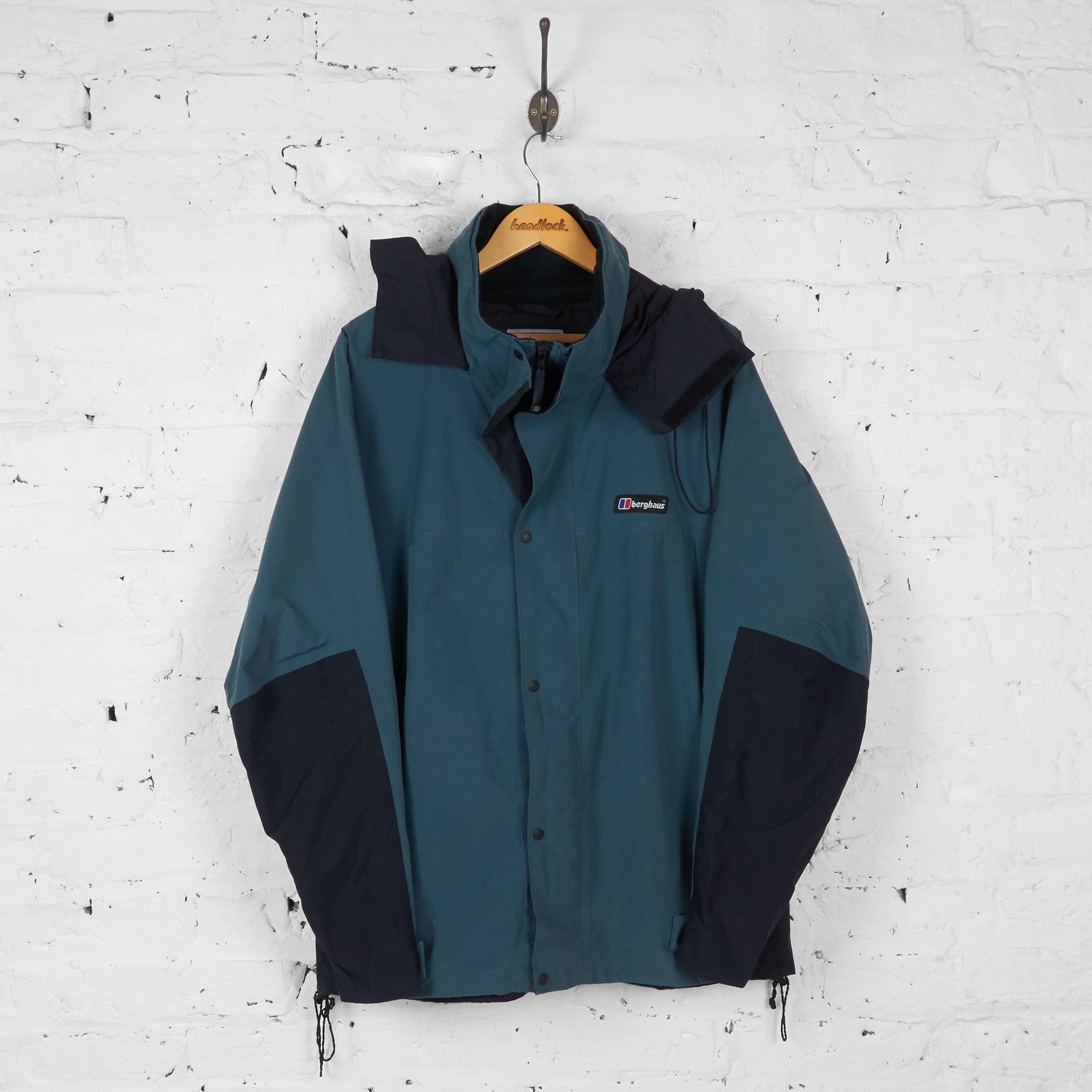 Berghaus Gore Tex Rain Jacket Blue Xl Headlock