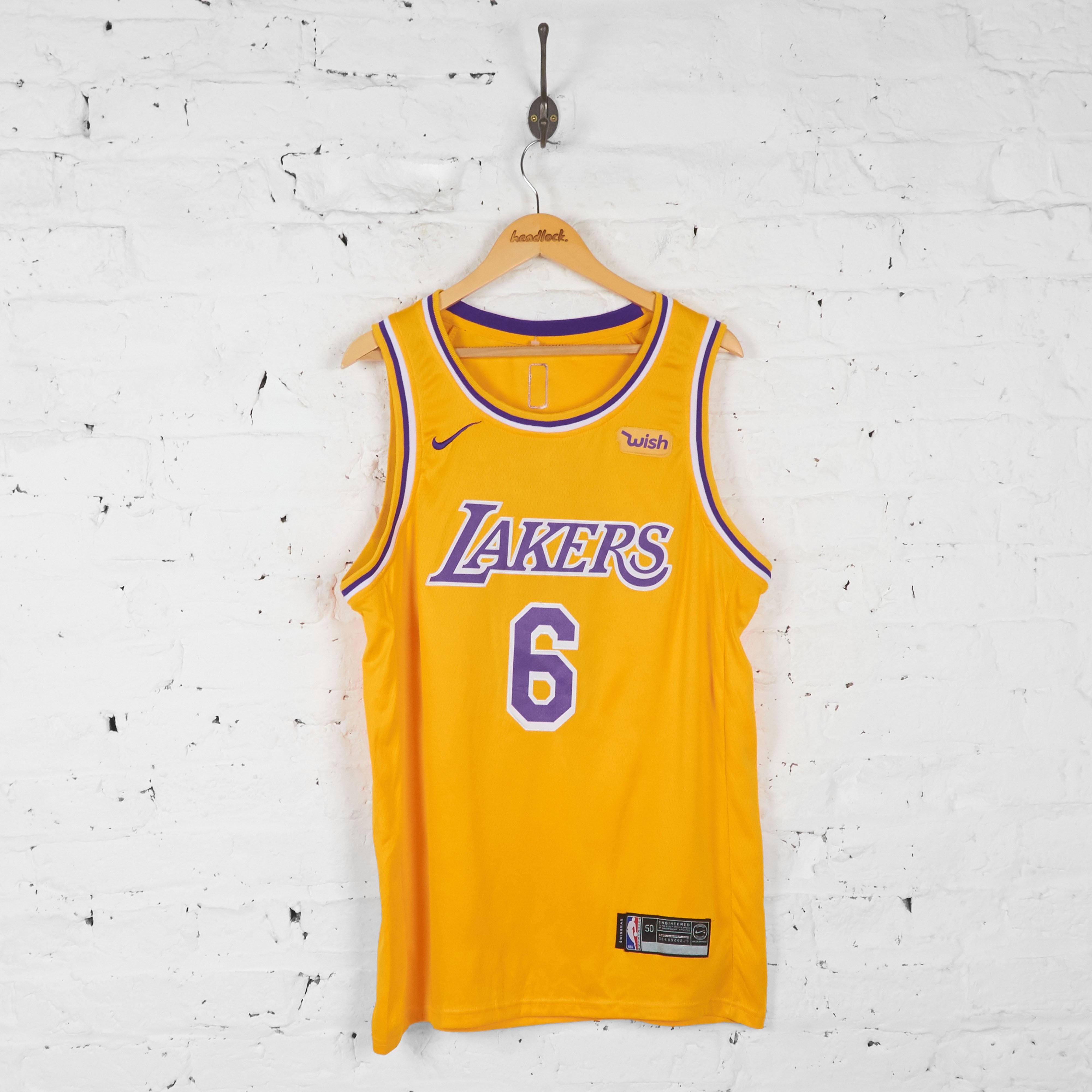 Lakers Icon Edition 2020 Nike NBA Swingman Jersey.