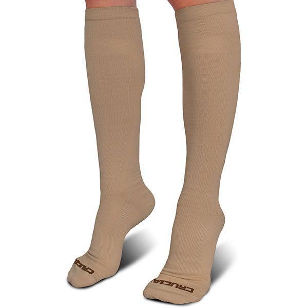 Compression Socks - Beige - Crucial Compression