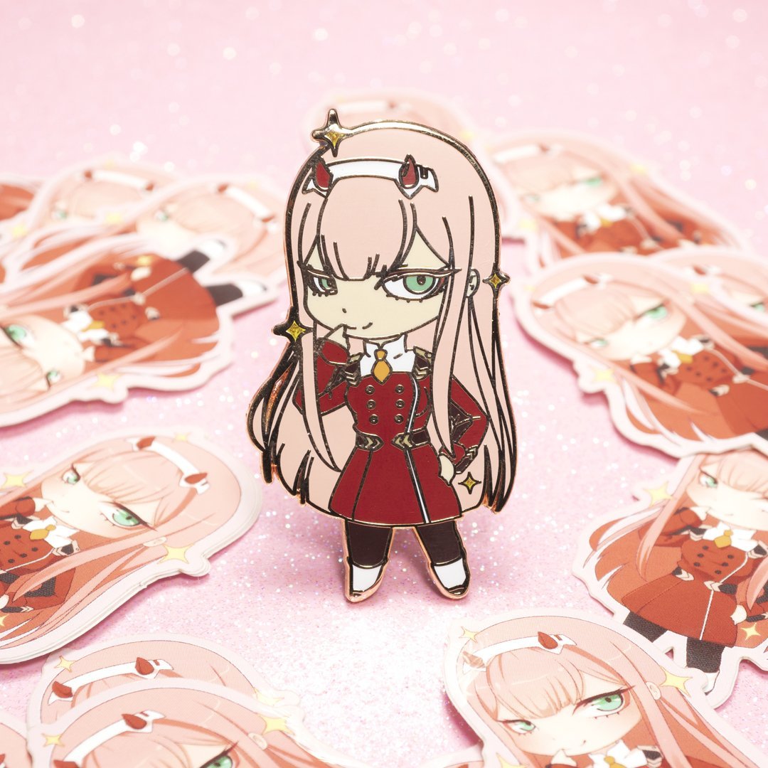 Waifu Zero Two Sticker Rocket Noodles