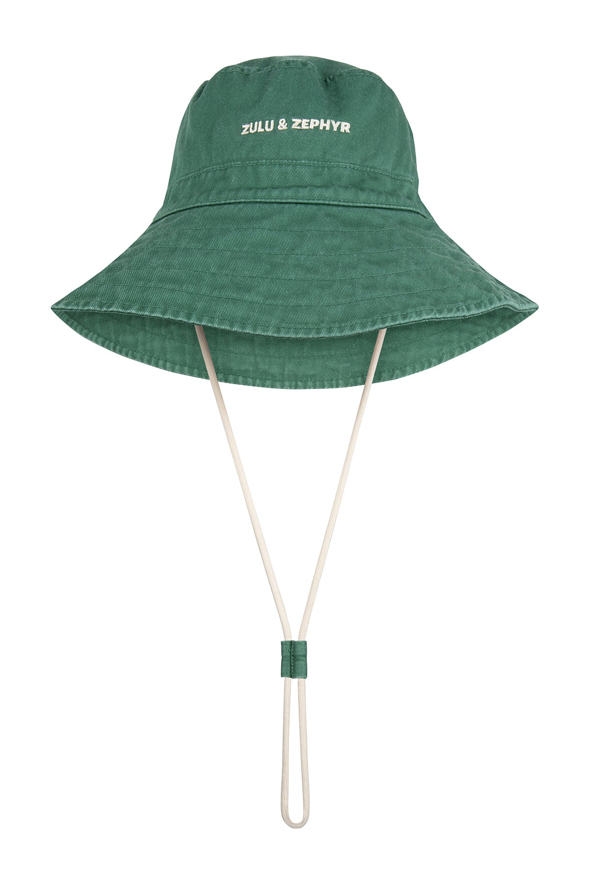 ZZ Logo Bucket Hat - Tallow Green