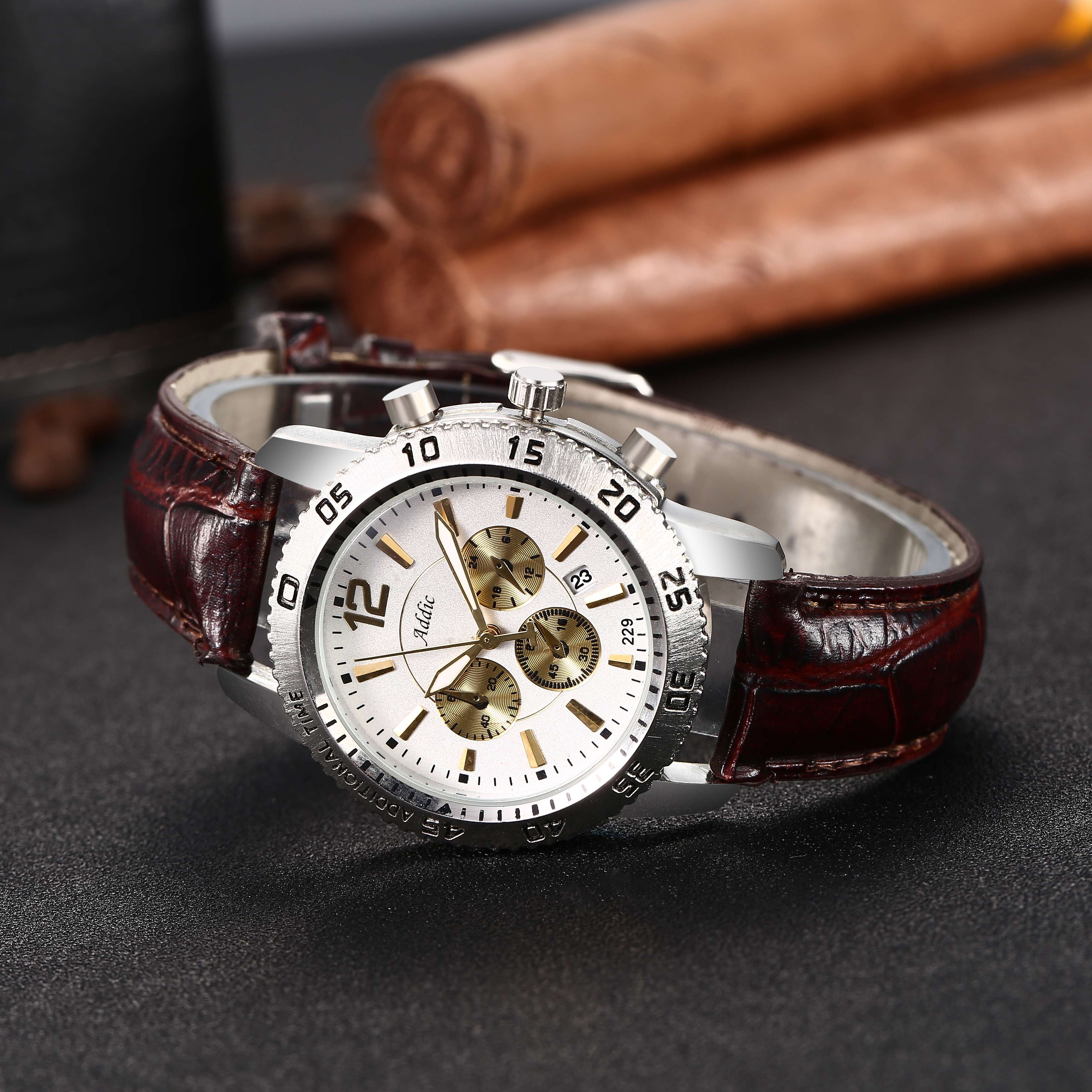Buy online Addic Timiho White Dial With Rolling Beads With Crystal Studded  Strap Watch For Women from watches for Women by Addic for ₹799 at 21% off |  2024 Limeroad.com