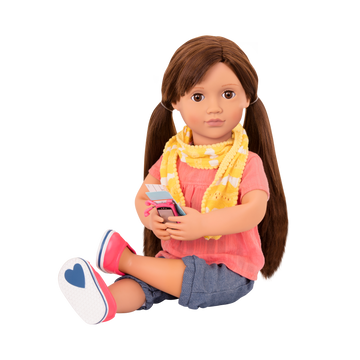 Our Generation Emily Posable 18 Party Planner Doll & Storybook