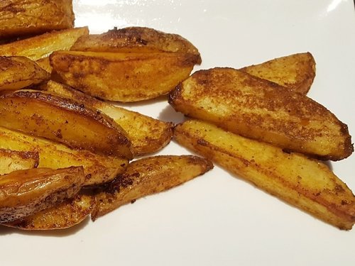  Potato wedges WITH Ayala's Magic Spice 