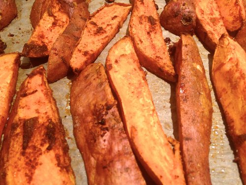   Roasted sweet potatoes WITHOUT Ayala's Magic Spice  