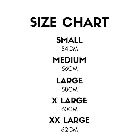 Hat Size Chart