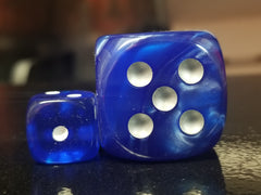 16mm dice with 30mm dice