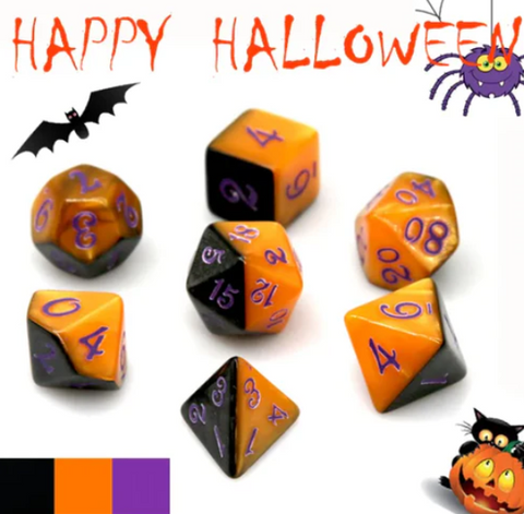 halloween dnd dice