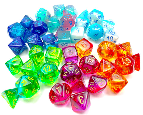 Gemini dice colors mixed