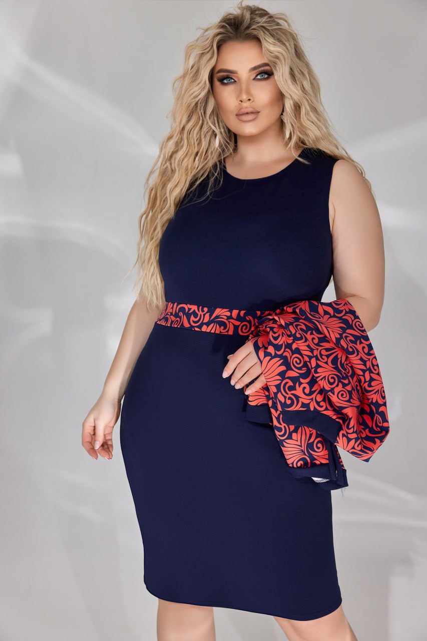 Rochie din dantela cu sifon